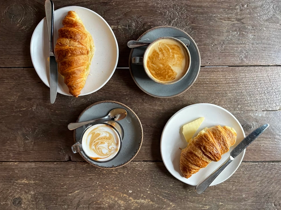 Croissant with Coffee